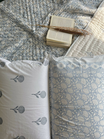 Aasma Hand Block Printed Cotton Bedding Set