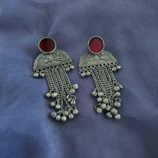 Dancing Peacock Earrings