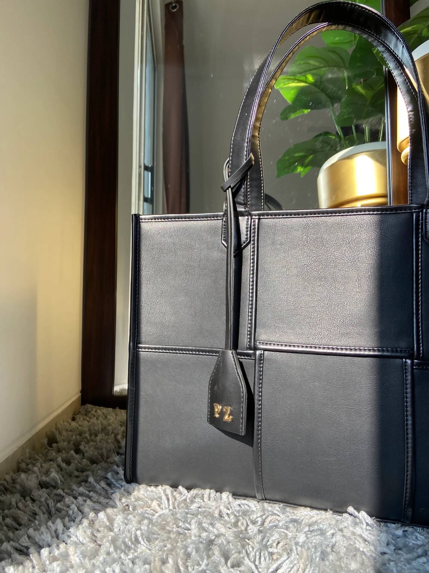 All Black Ace Tote