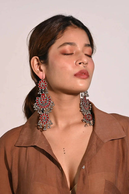 Meesha Long Earrings