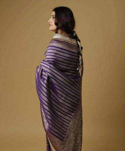 Purple Aayat Saree