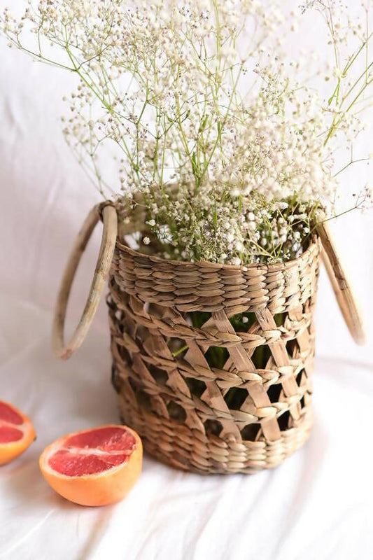 Meadow Cane Basket