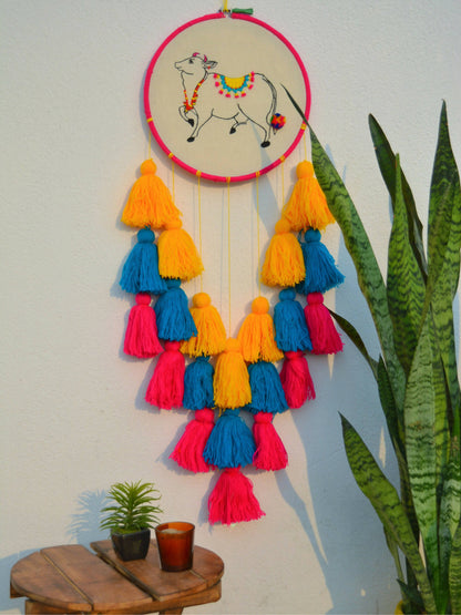 Pichwai Cow Dreamcatcher