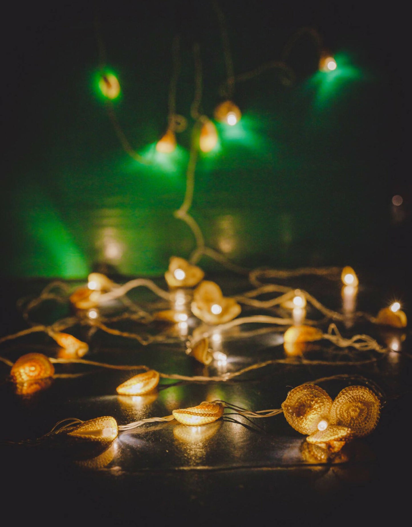 LED String Lights Yellow Lily Bougainvillea