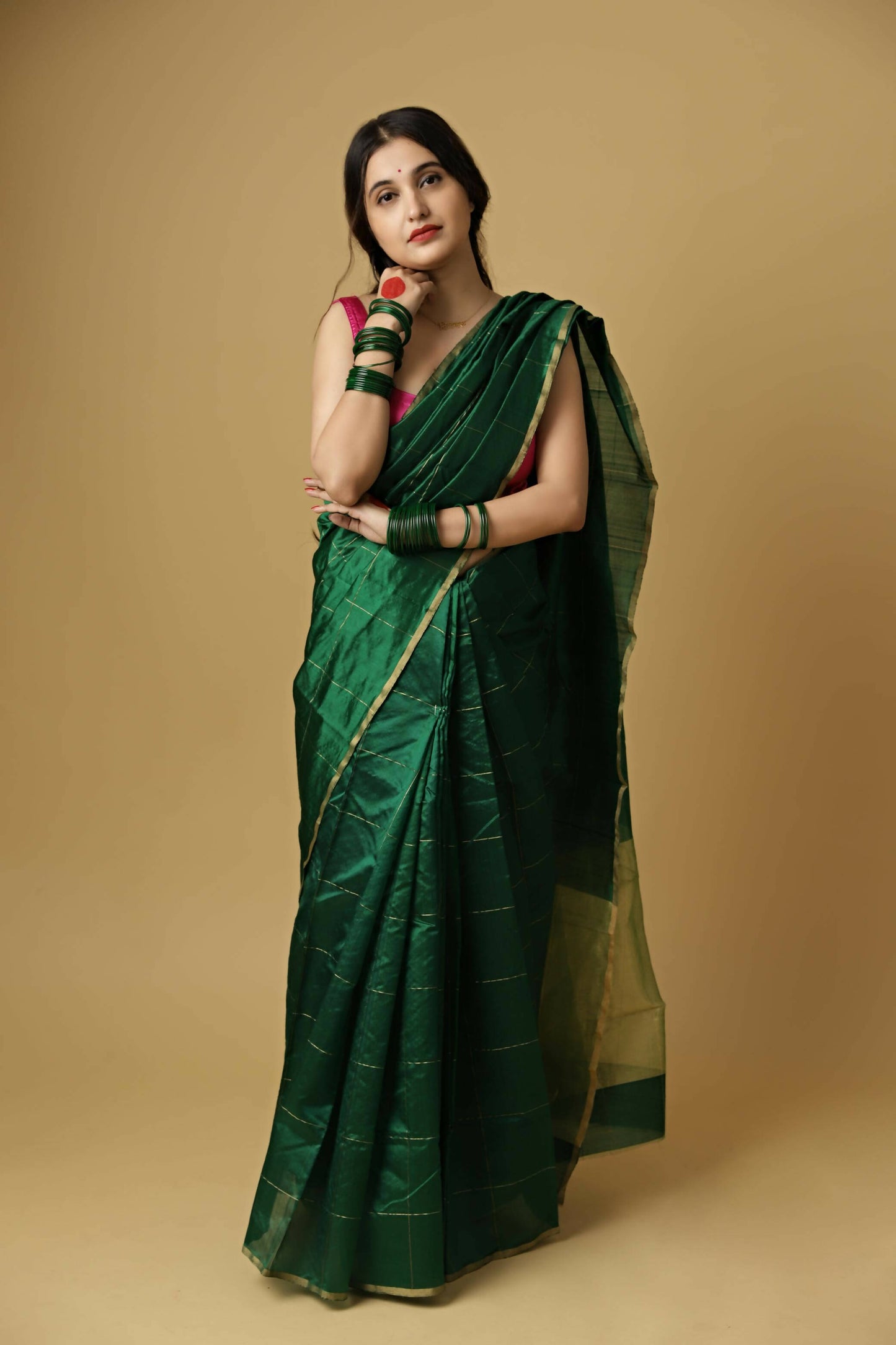 Green Vani Saree