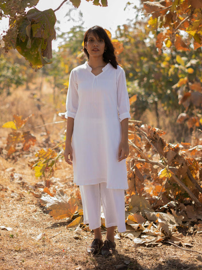 Lily White Kurta Set