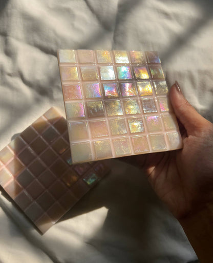 Iridescent Mosaic Coasters