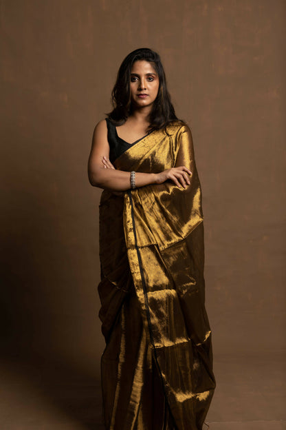 Shikara Gold Tissue Saree