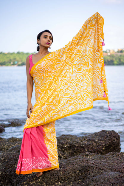 Algas Mul Cotton Saree