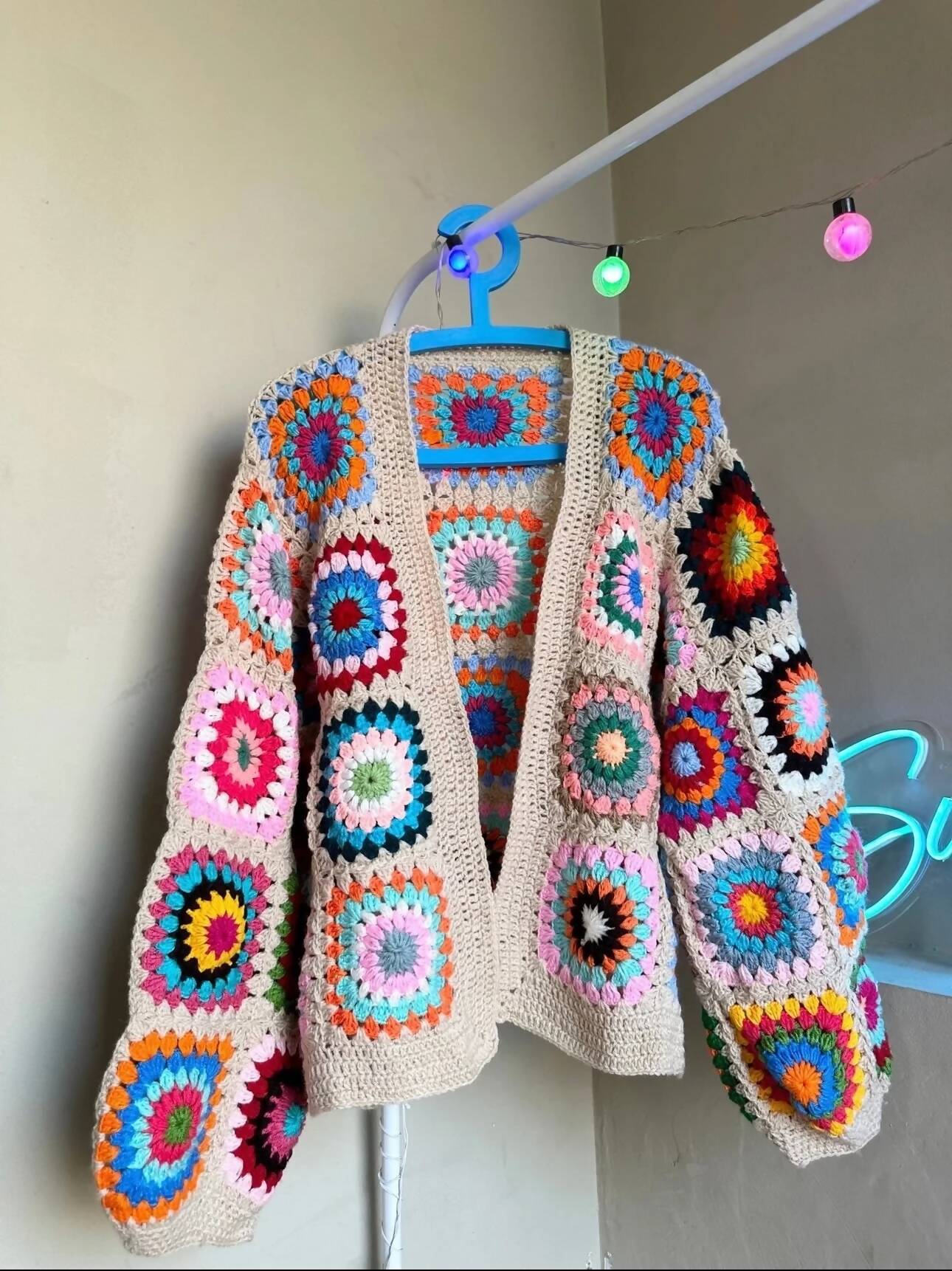 Bohemian Beige Cardigan