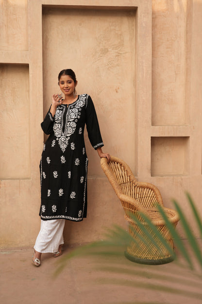 Premium Rayon Chikankari Kurti