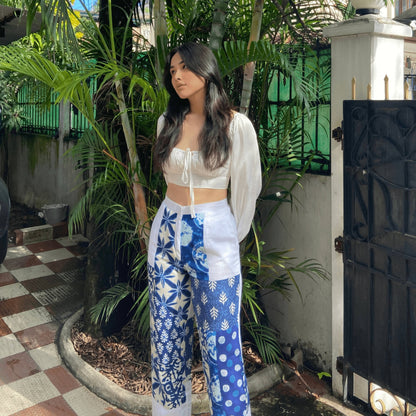 Indigo Blanc Pants