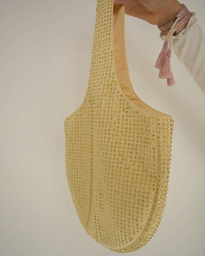 Mellow Yellow Rhinestone Bag