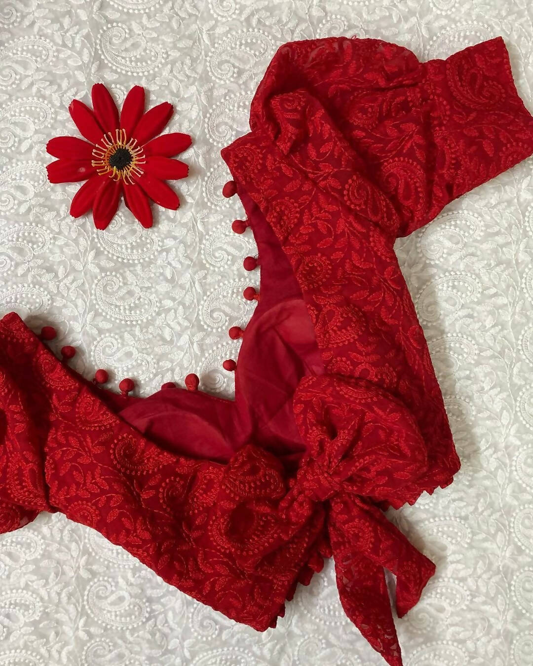 Red Jasmine Blouse