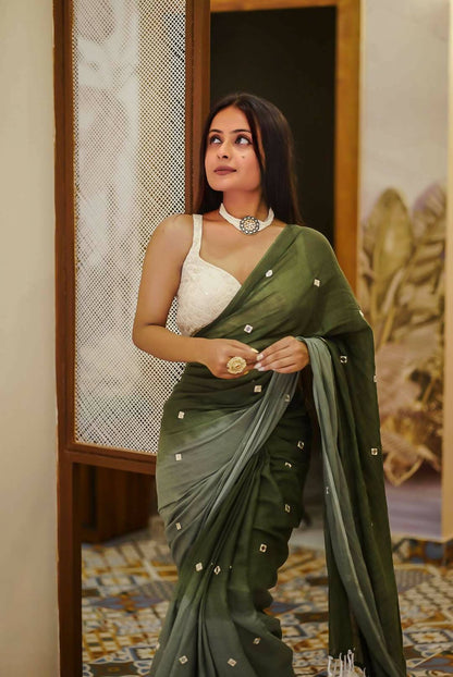 Green Bee Saree