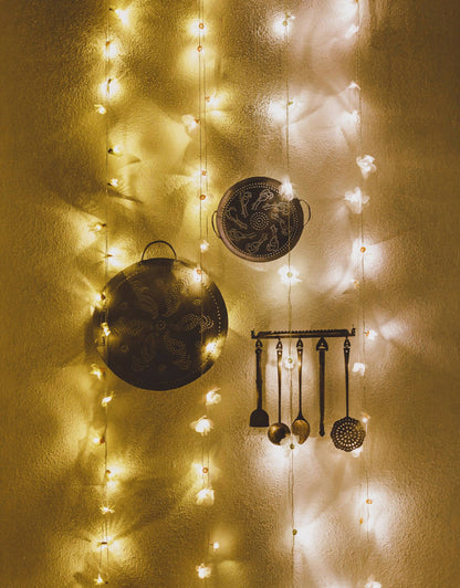 LED String Lights Pink Rose