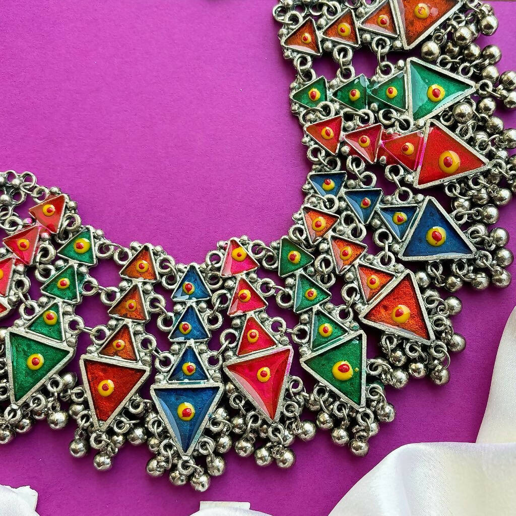 Multicolor Ashvi Choker