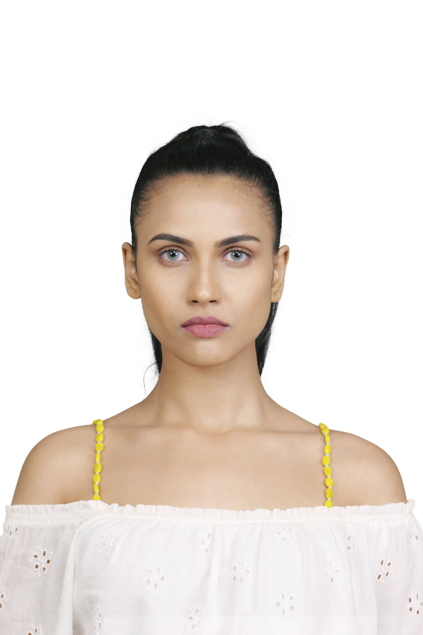 Yellow Fusion Beaded Bra Strap – Local Nation