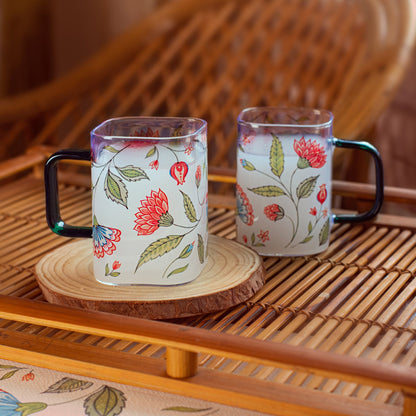 Enchanted Garden Square Coffee/Tea Mugs