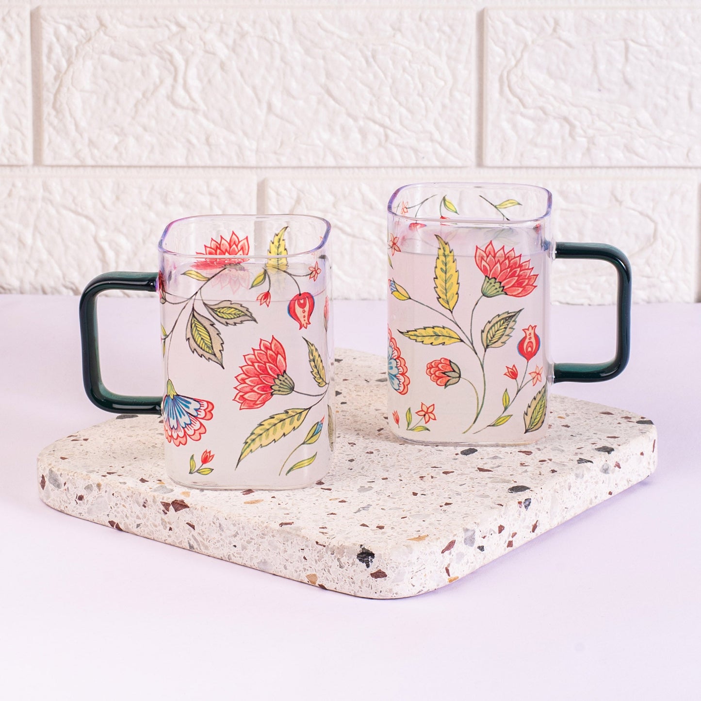 Enchanted Garden Square Coffee/Tea Mugs