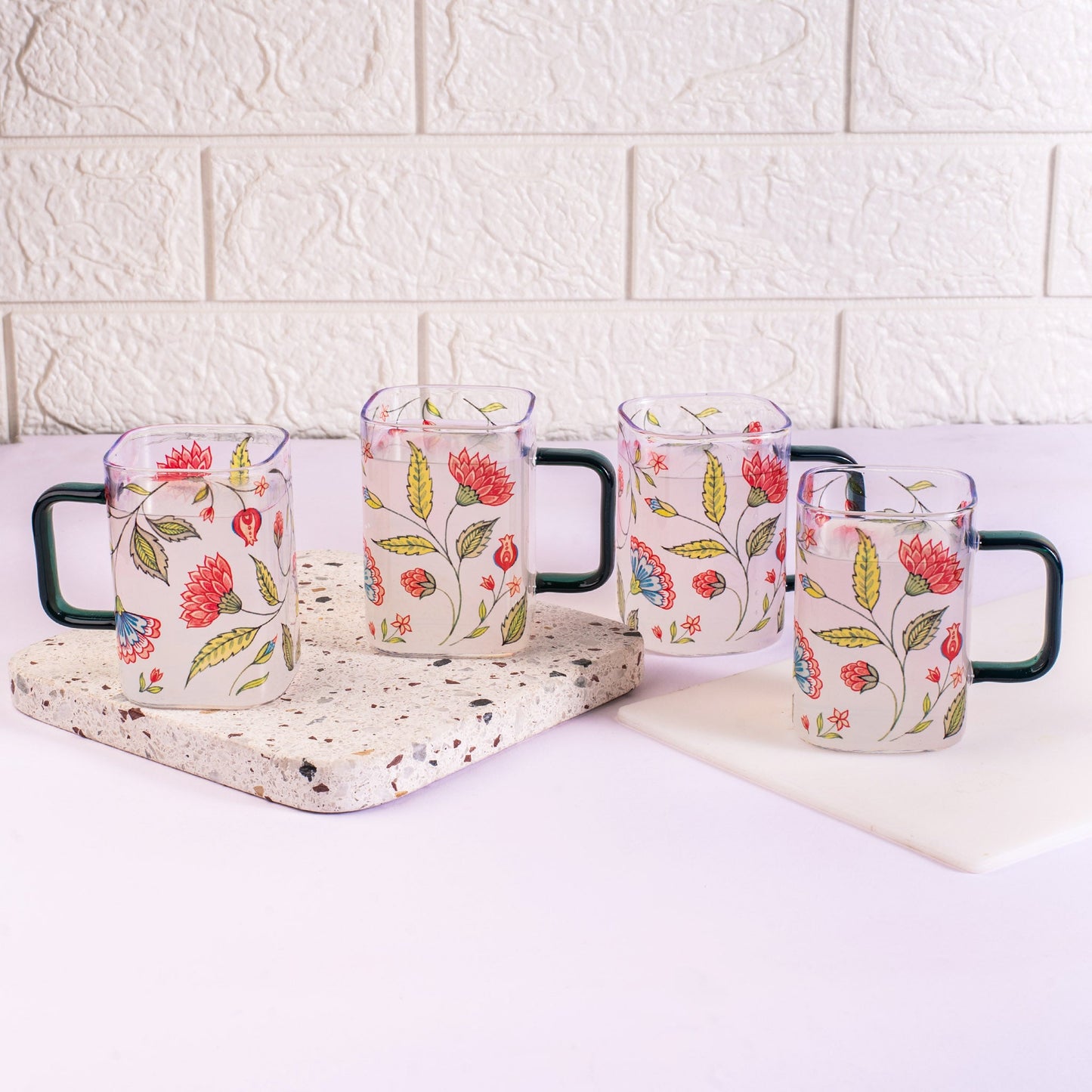 Enchanted Garden Square Coffee/Tea Mugs