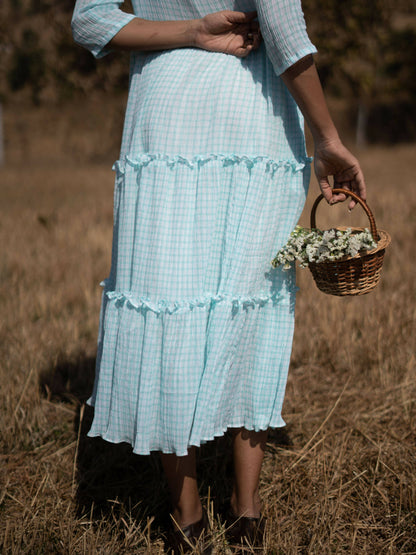 Tropical Blue Dress