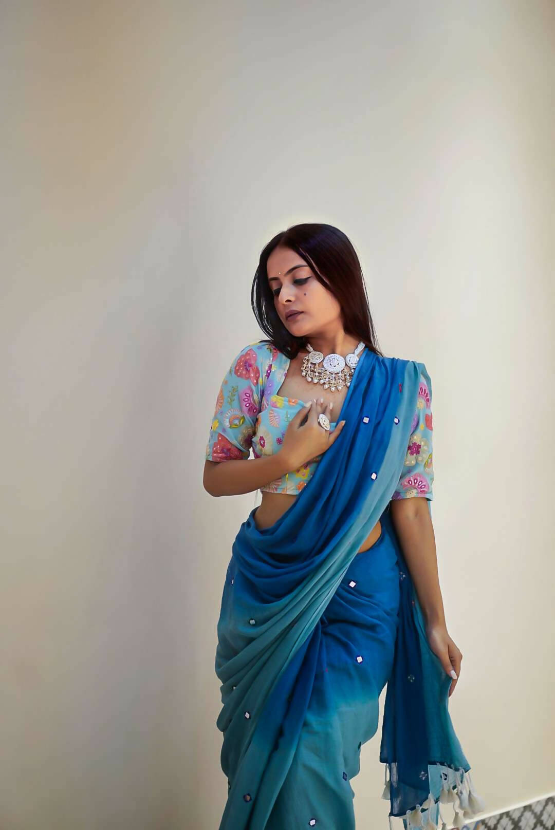 Blue Bee Saree