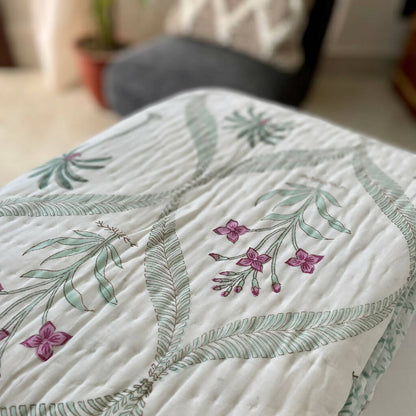 Emerald Green Jaal Quilt