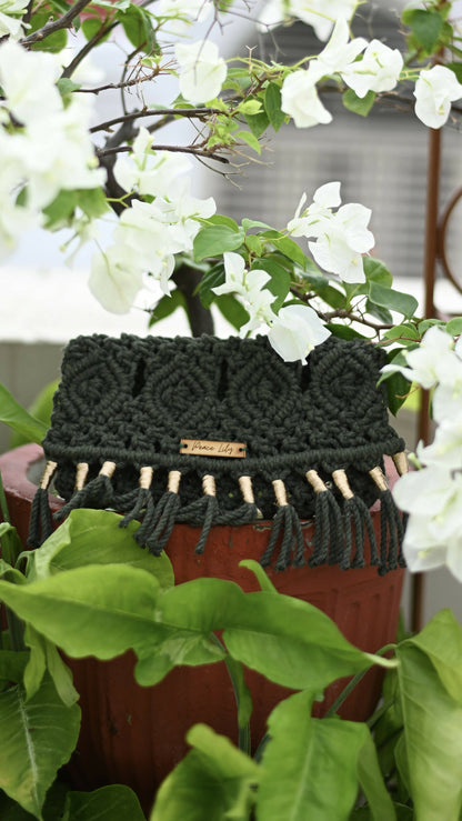 Macrame Clutch Sling Bag