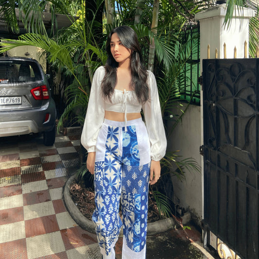 Indigo Blanc Pants