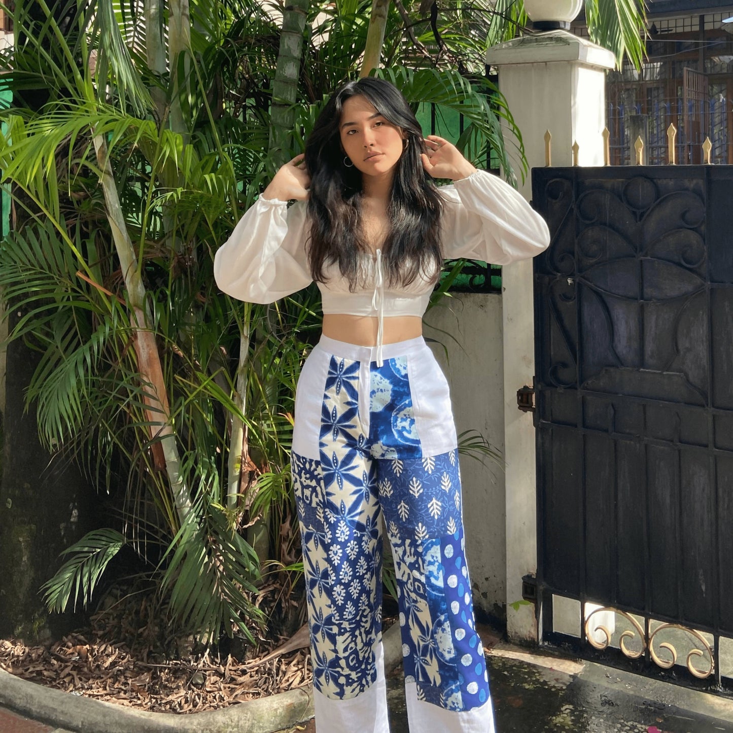 Indigo Blanc Pants