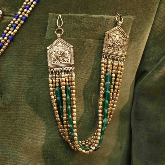 Rajasthani Glass Bead Choker Necklace
