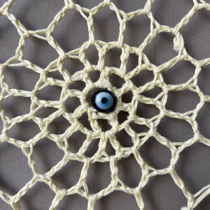 Evil Eye Crochet Dreamcatcher