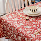 All Over Red Wipeable & Anti-slip Tablecover