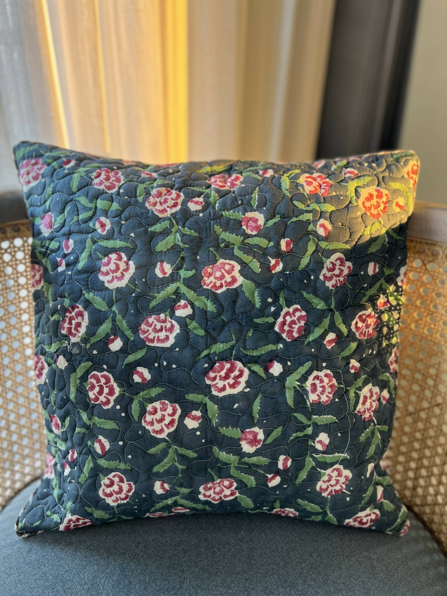 Quilted Cushion Cover | Fusion | (Set of 2)