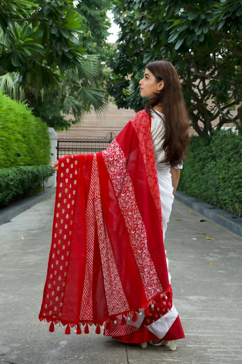 अतरंगी Saree - Red