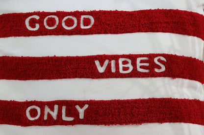 Good Vibes - Hand Embroidered (Pack of 1)