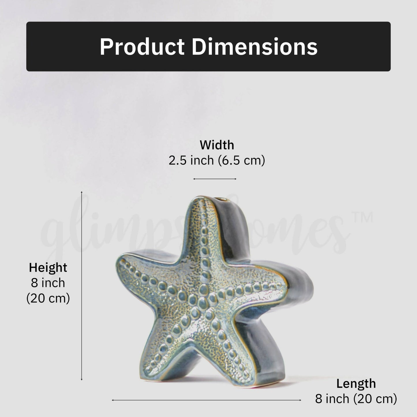 Glimpse Homes Starfish Vase