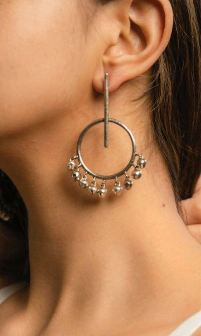 Stick & Circle Earrings