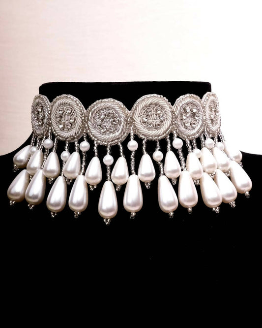 Eka Choker set - Silver