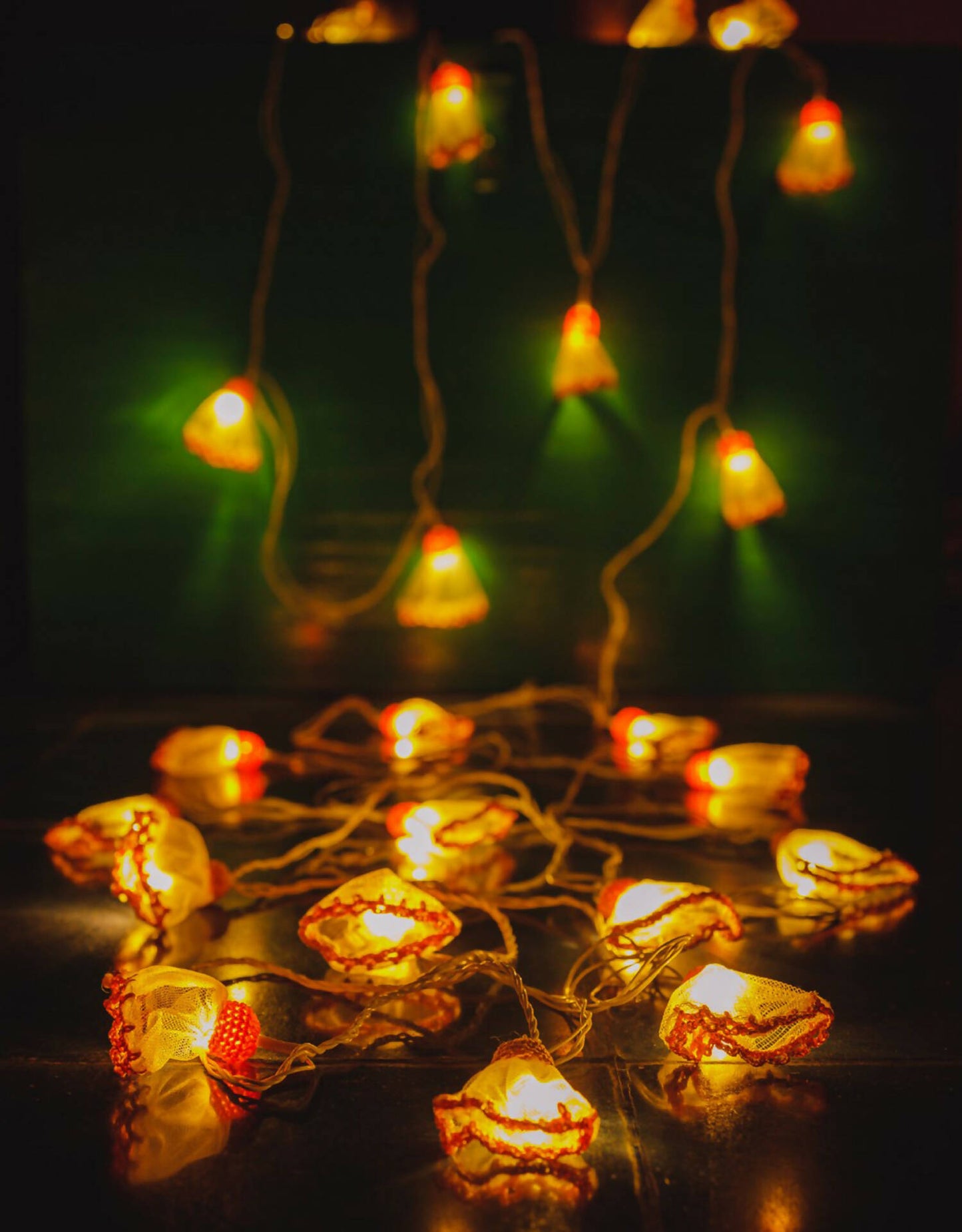 LED String Lights Orange Frock