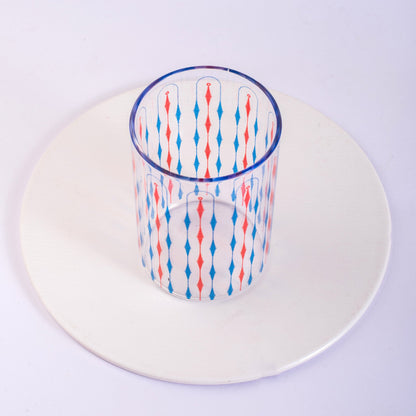 Ikhat Print Glass Tumblers