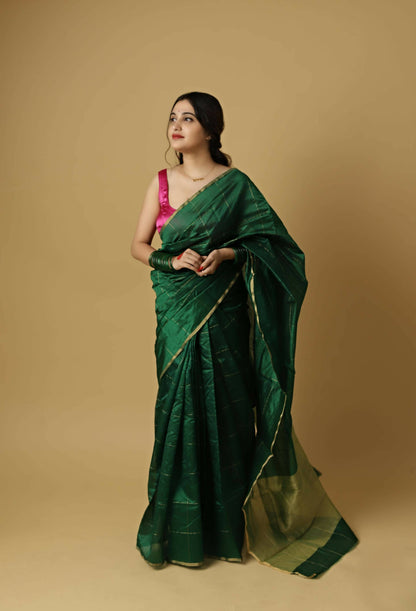 Green Vani Saree