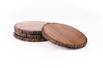 Coasters Wooden Bark