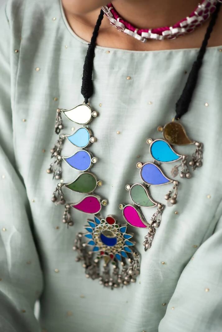 Irhaa Statement Mirror Neckpiece