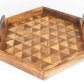 Tray Wooden Hex Mosaic