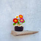 Crochet Daisy Flower Pot