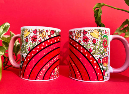 Rainbow Bloom Mug