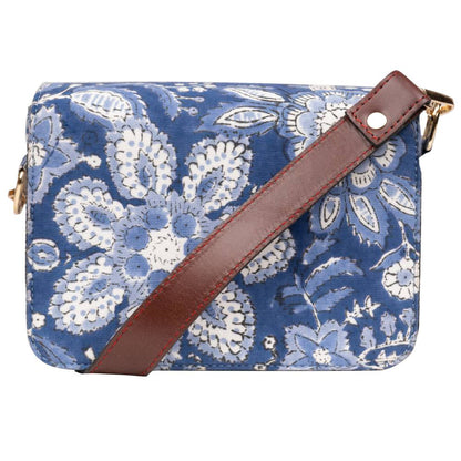 Summer Breeze Blockprinted Rectangle Cross Body Bags