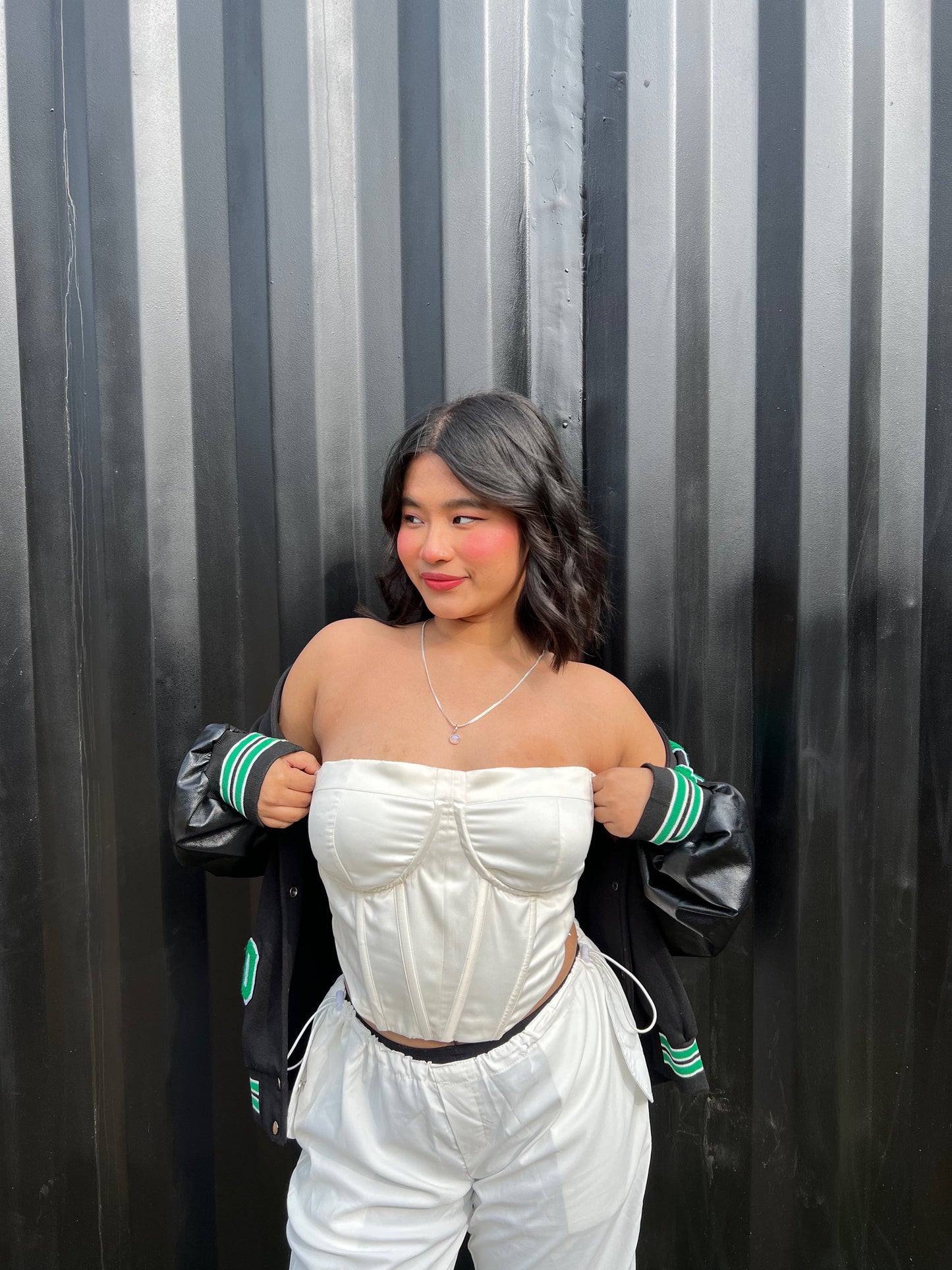 White Corset Top